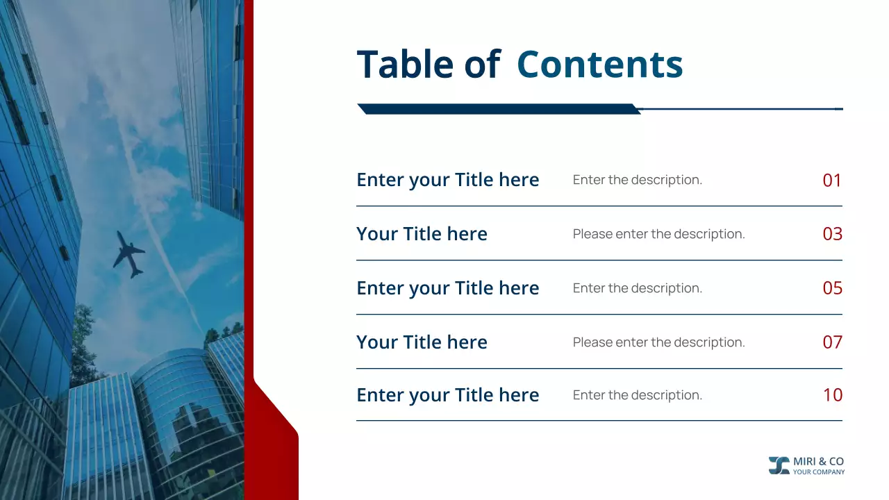 Blue Red Modern Business Department Proposal Presentation