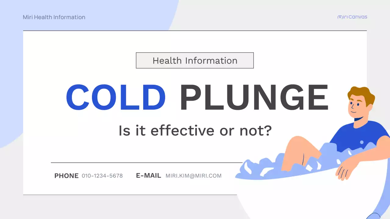 Blue Modern Health Information Lecture Presentation