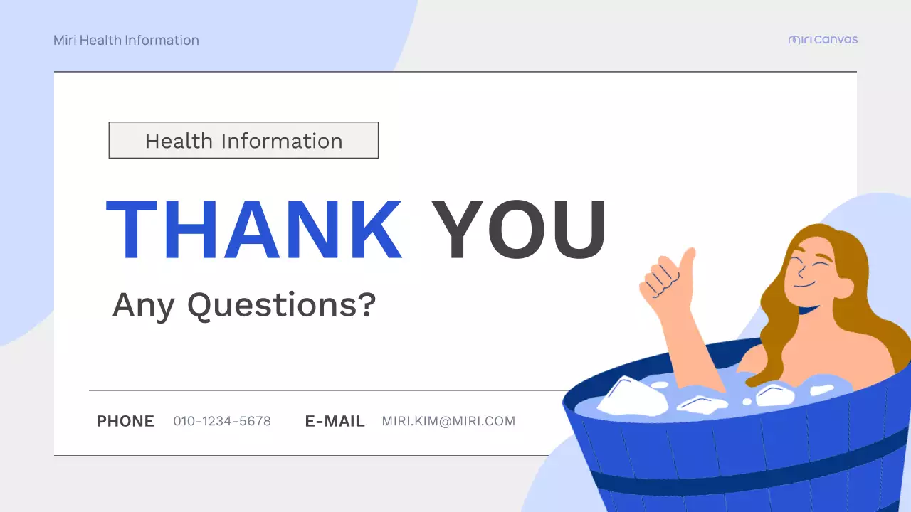 Blue Modern Health Information Lecture Presentation