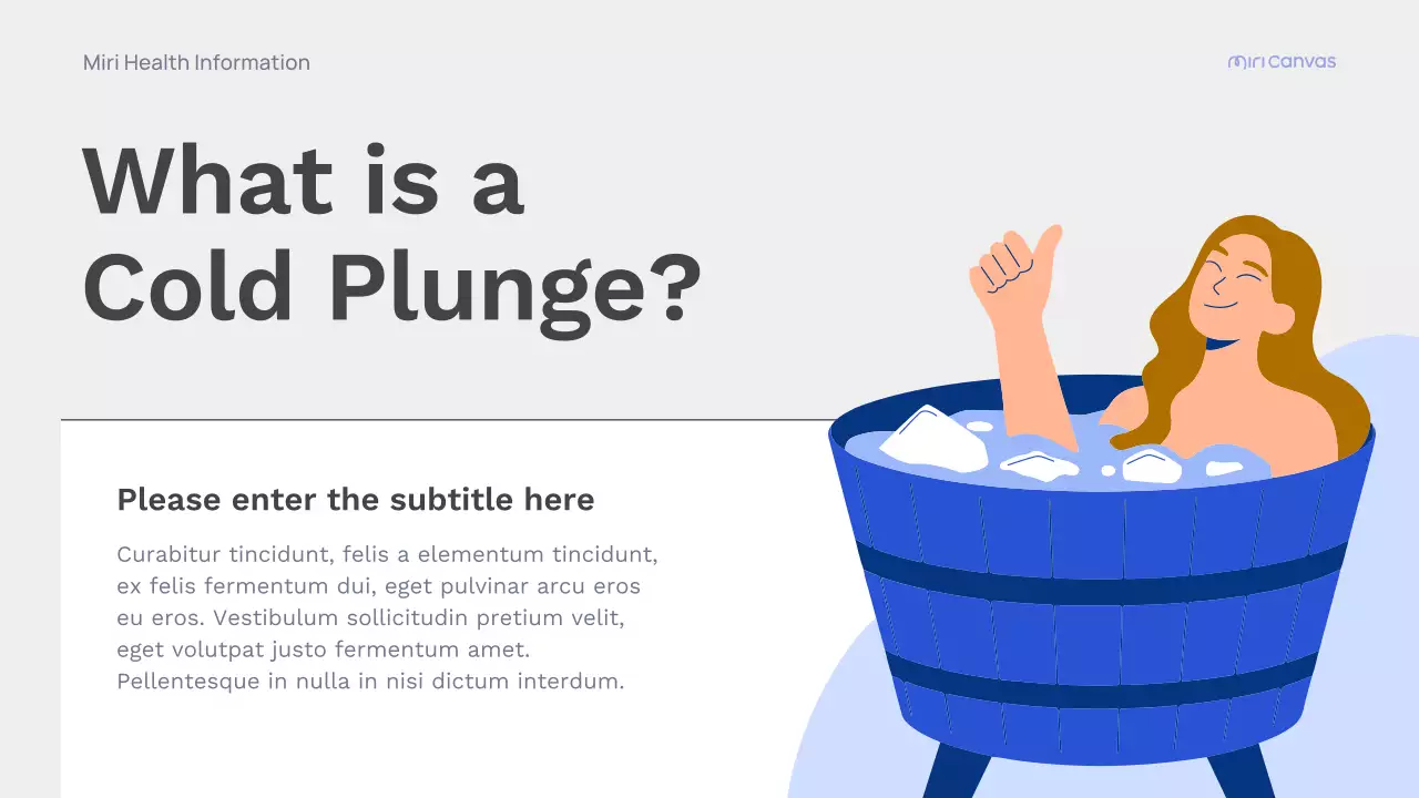 Blue Modern Health Information Lecture Presentation