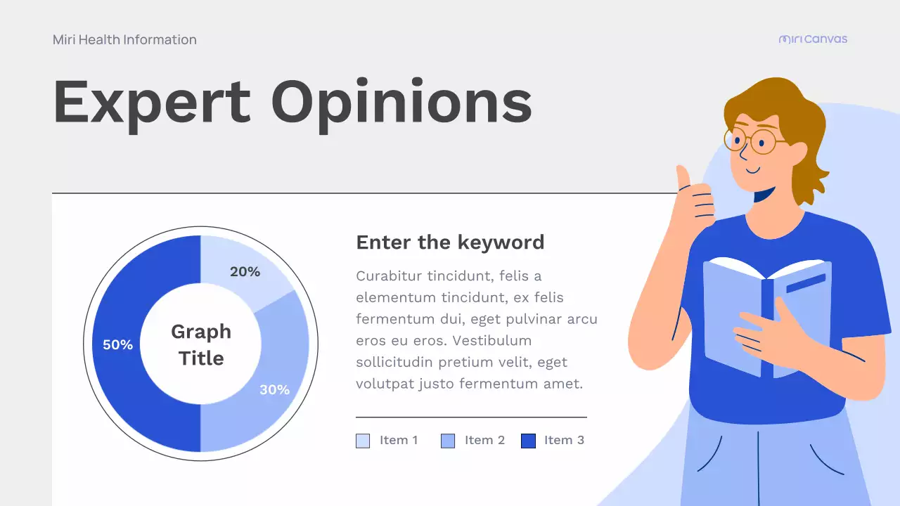 Blue Modern Health Information Lecture Presentation
