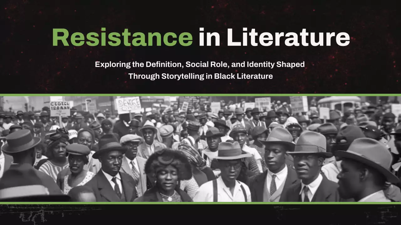 블랙 그린 모던 리터러시 클래스 프레젠테이션