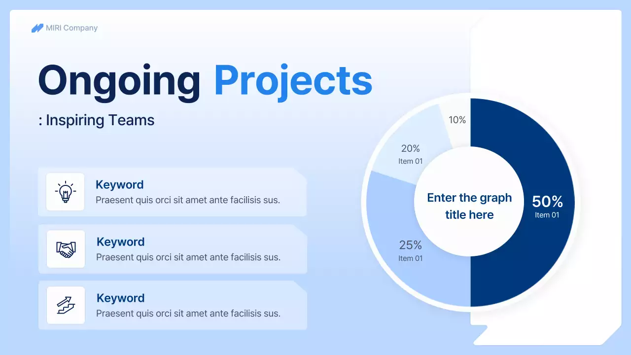 Blue Professional Town Hall Meeting Business Presentation