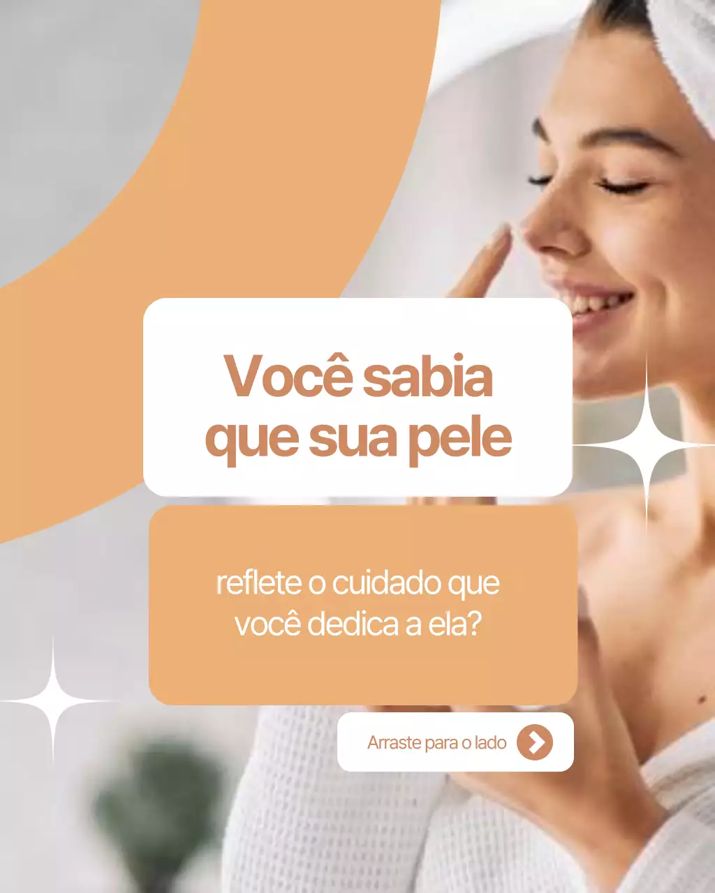 Postagem promocional do Orange Modern Skincare no Instagram