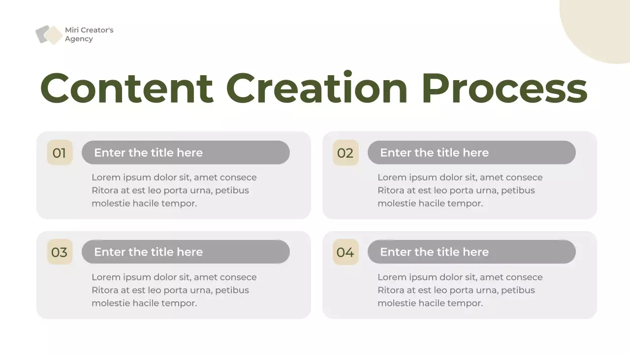 Green Modern Content Creator Promotion Presentation