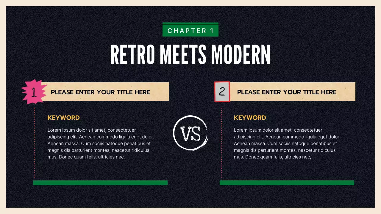 Black Retro Cassette Course Presentation
