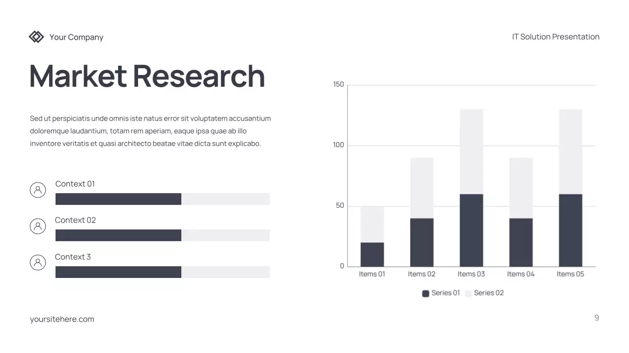 Grey Modern IT Solution Presentation