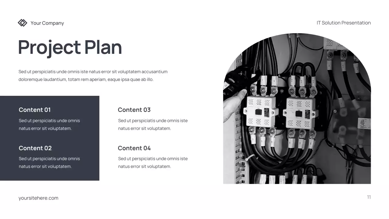 Grey Modern IT Solution Presentation
