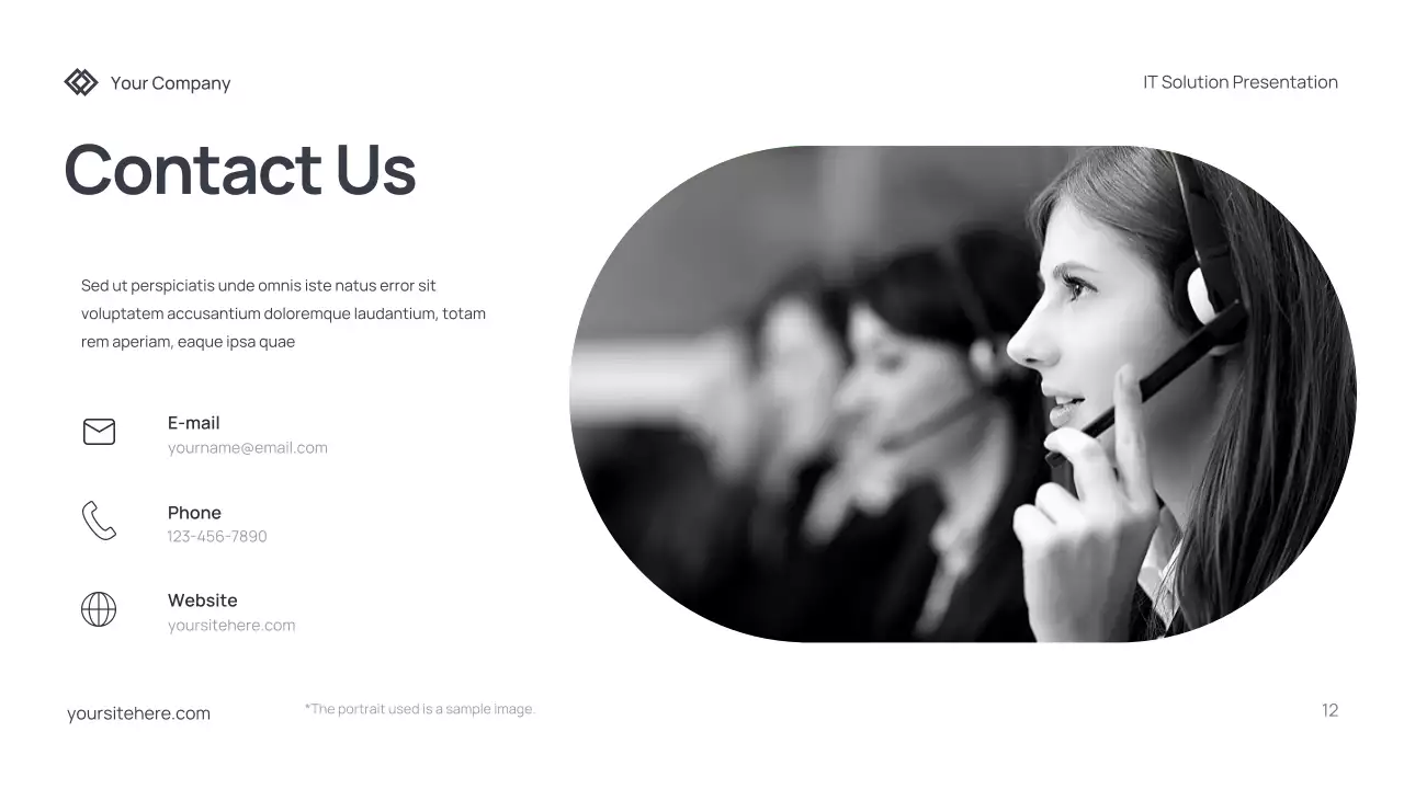 Grey Modern IT Solution Presentation