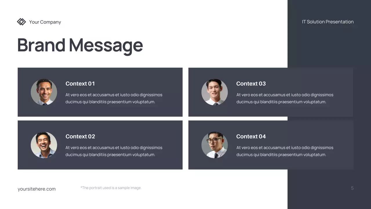Grey Modern IT Solution Presentation