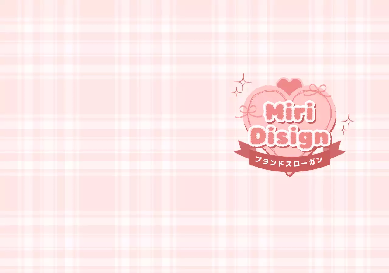ピンク かわいい ロゴ