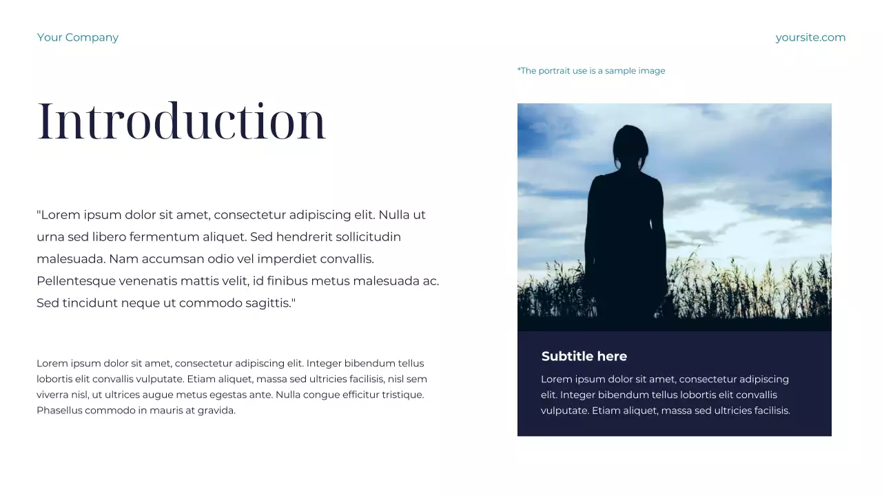 Teal and White Sustainable Earth Presentation