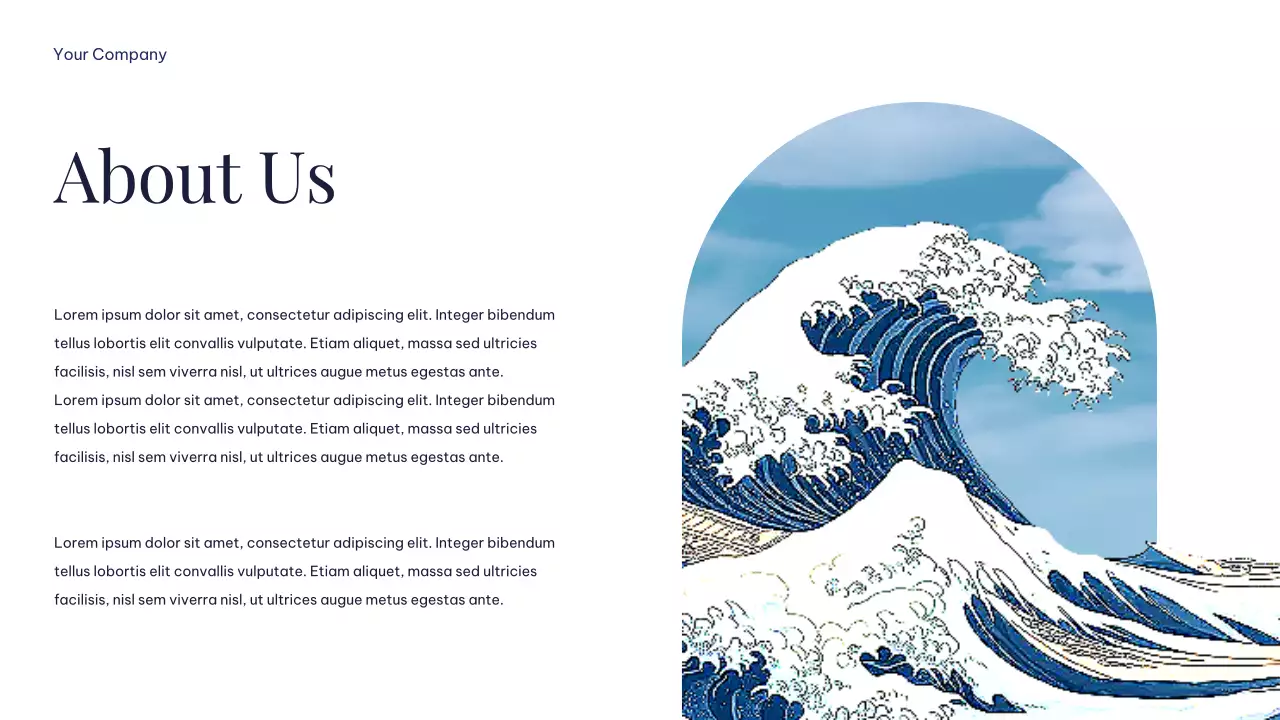 White and Blue Simple Minimalist Sustainable Earth Presentation