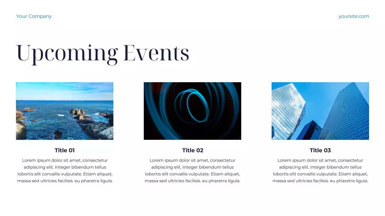 Teal and White Sustainable Earth Presentation