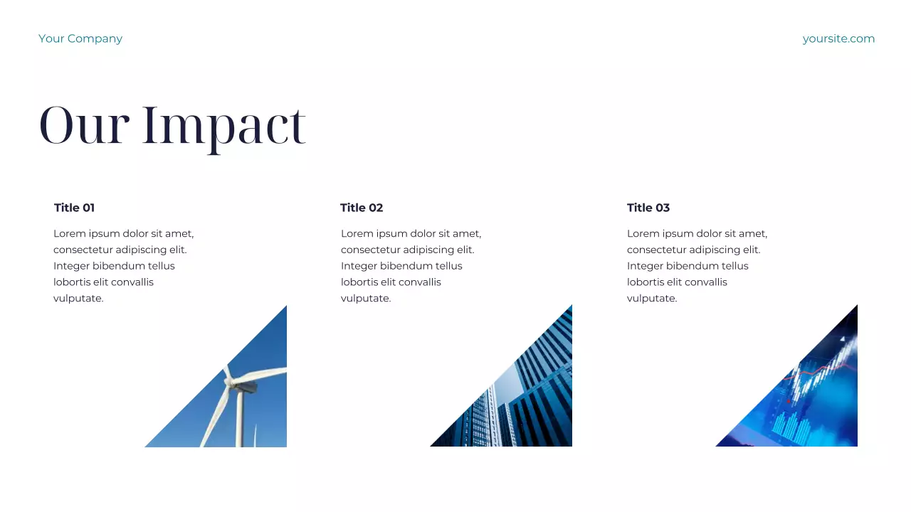 Teal and White Sustainable Earth Presentation