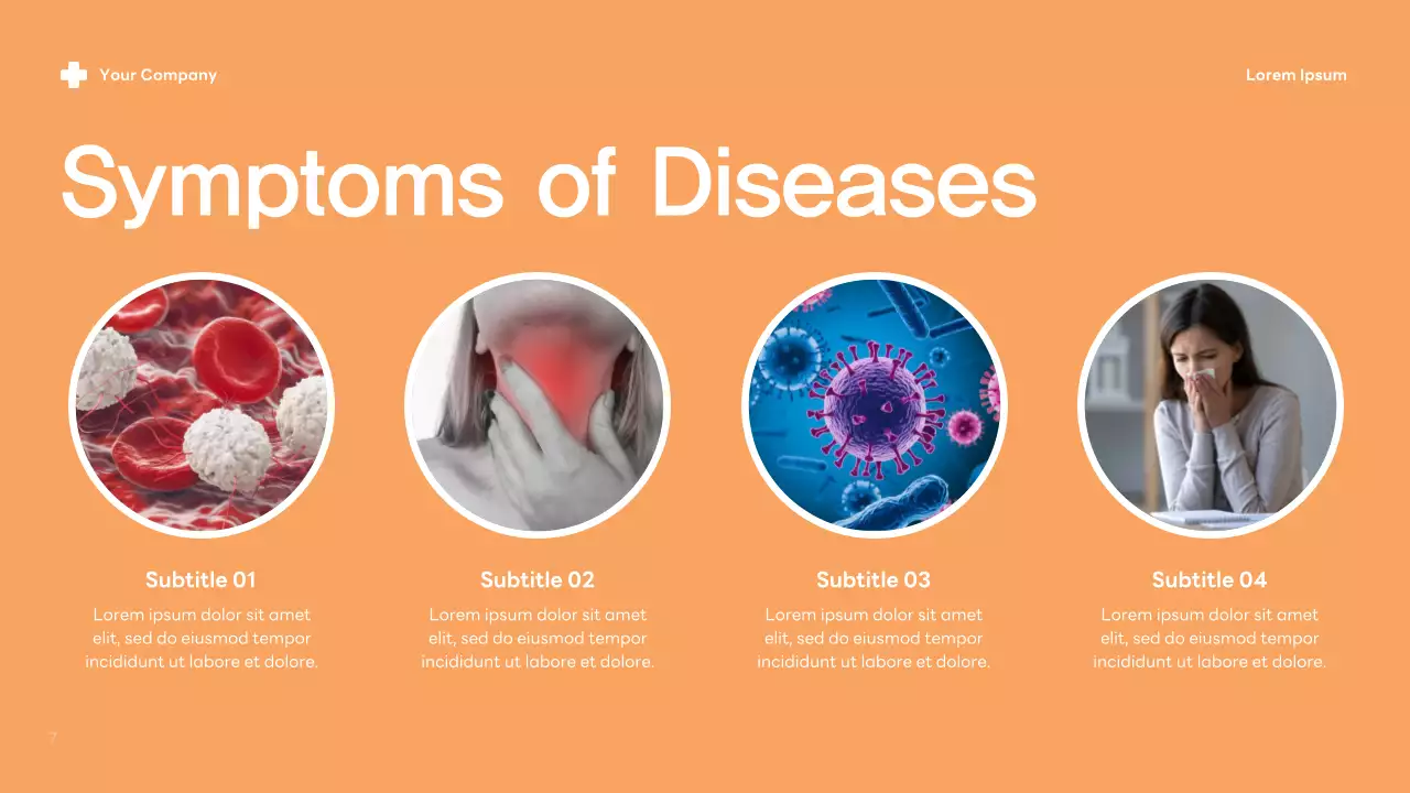 Beige Modern Germs and Diseases Lecture Presentation