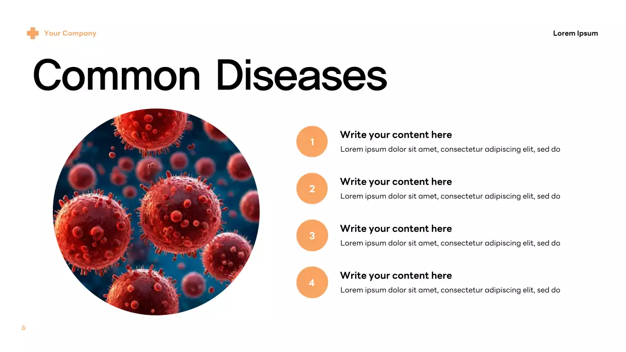 Beige Modern Germs and Diseases Lecture Presentation