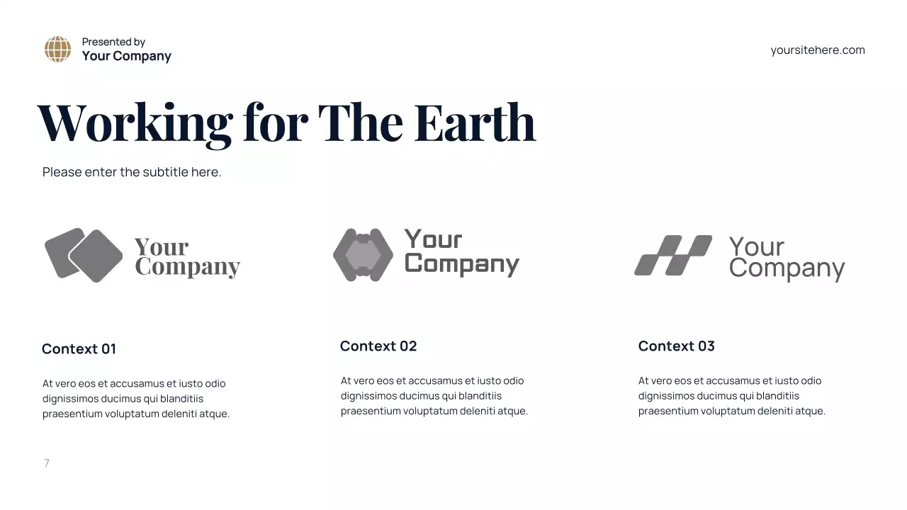 Blue Modern Environment Lecture Presentation