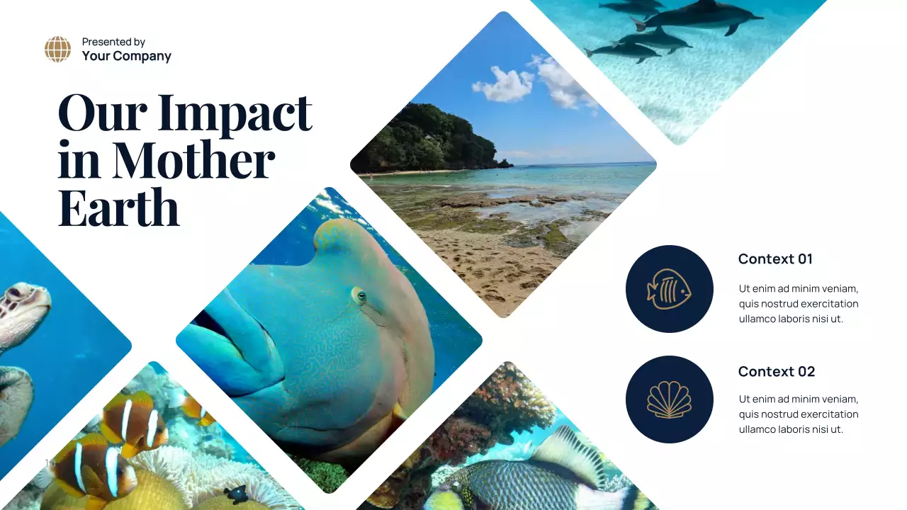 Blue Modern Environment Lecture Presentation