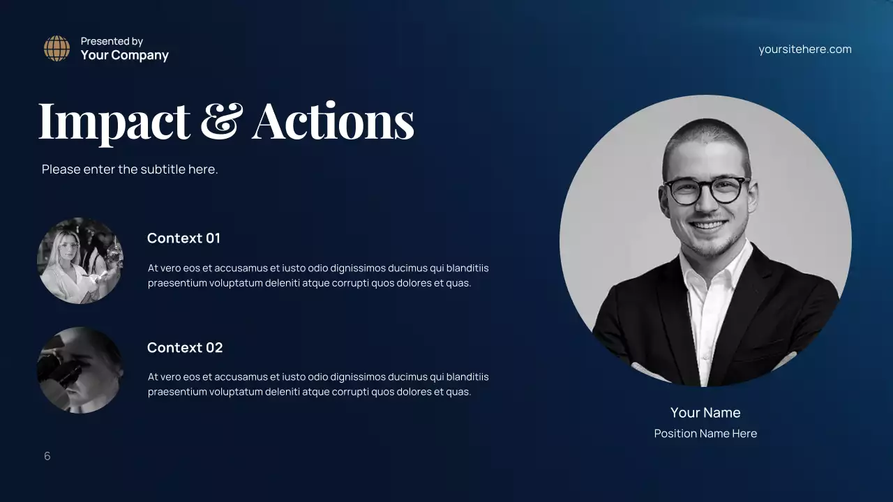 Blue Modern Environment Lecture Presentation