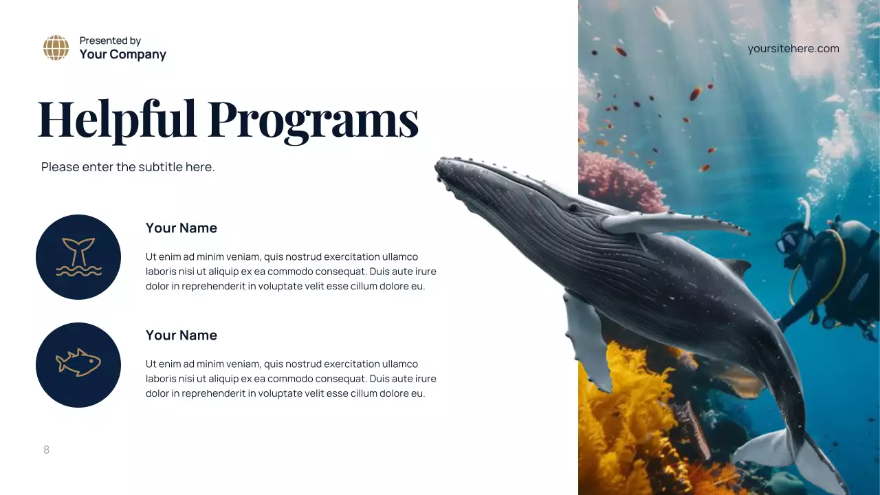 Blue Modern Environment Lecture Presentation