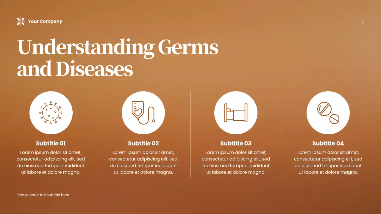 Brown Modern Health Announcement Presentation