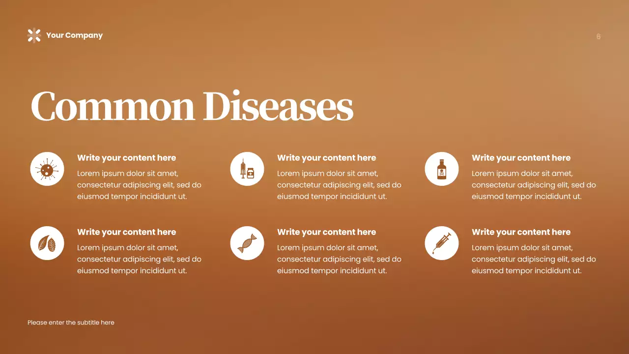 Brown Modern Health Announcement Presentation