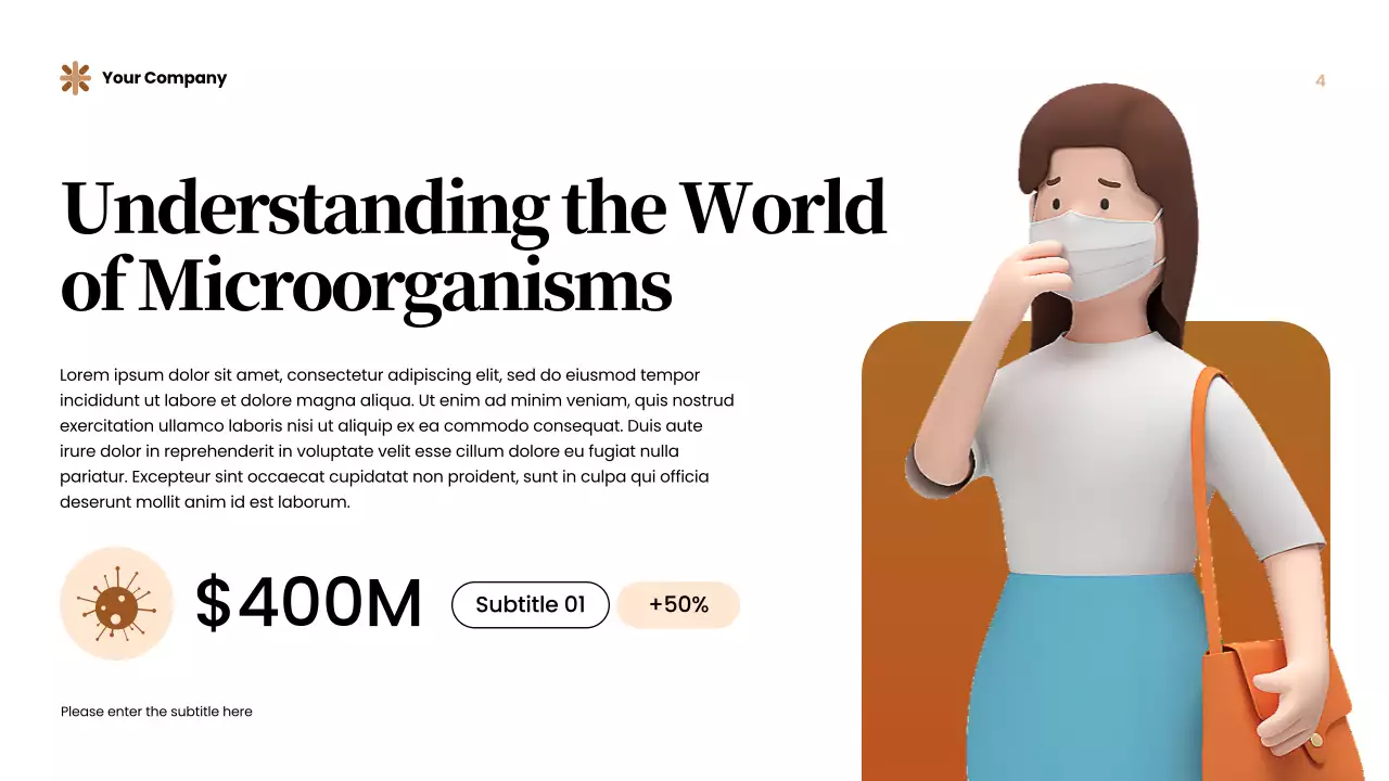 Brown Modern Health Announcement Presentation