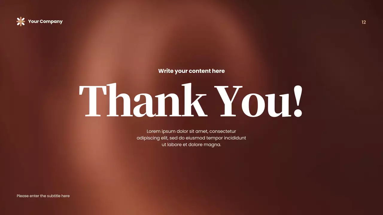 Brown Modern Health Announcement Presentation