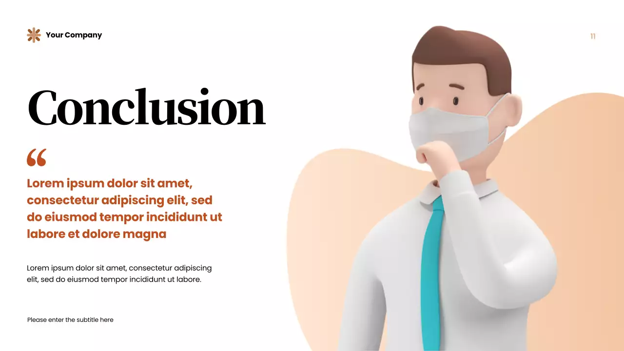 Brown Modern Health Announcement Presentation