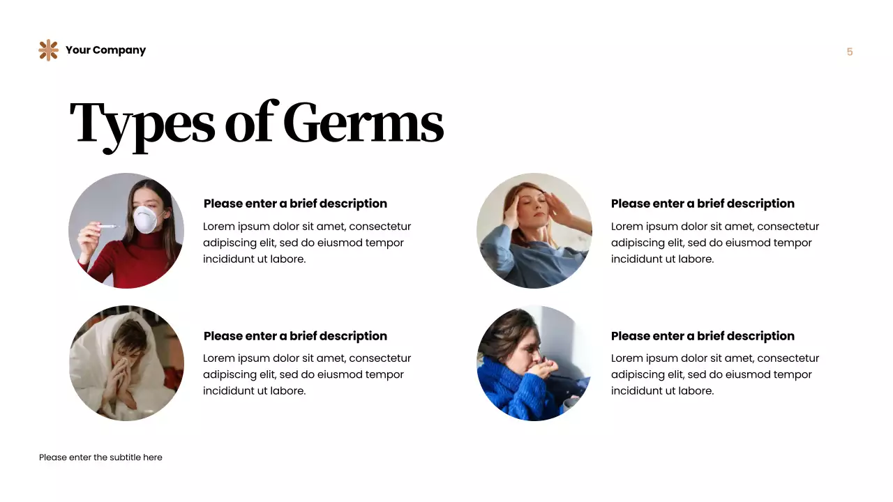 Brown Modern Health Announcement Presentation