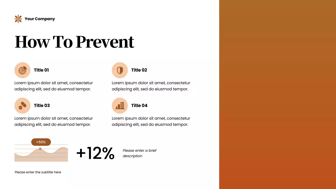 Brown Modern Health Announcement Presentation