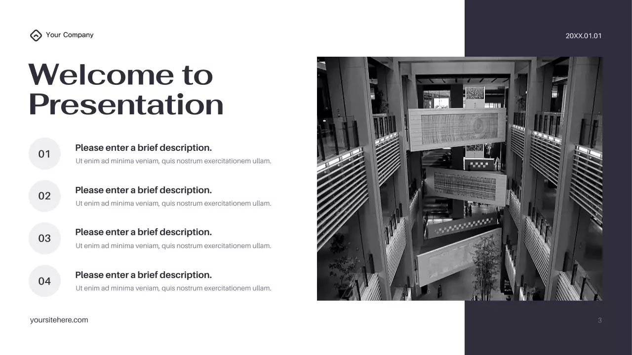 Black Modern IT Solution Presentation