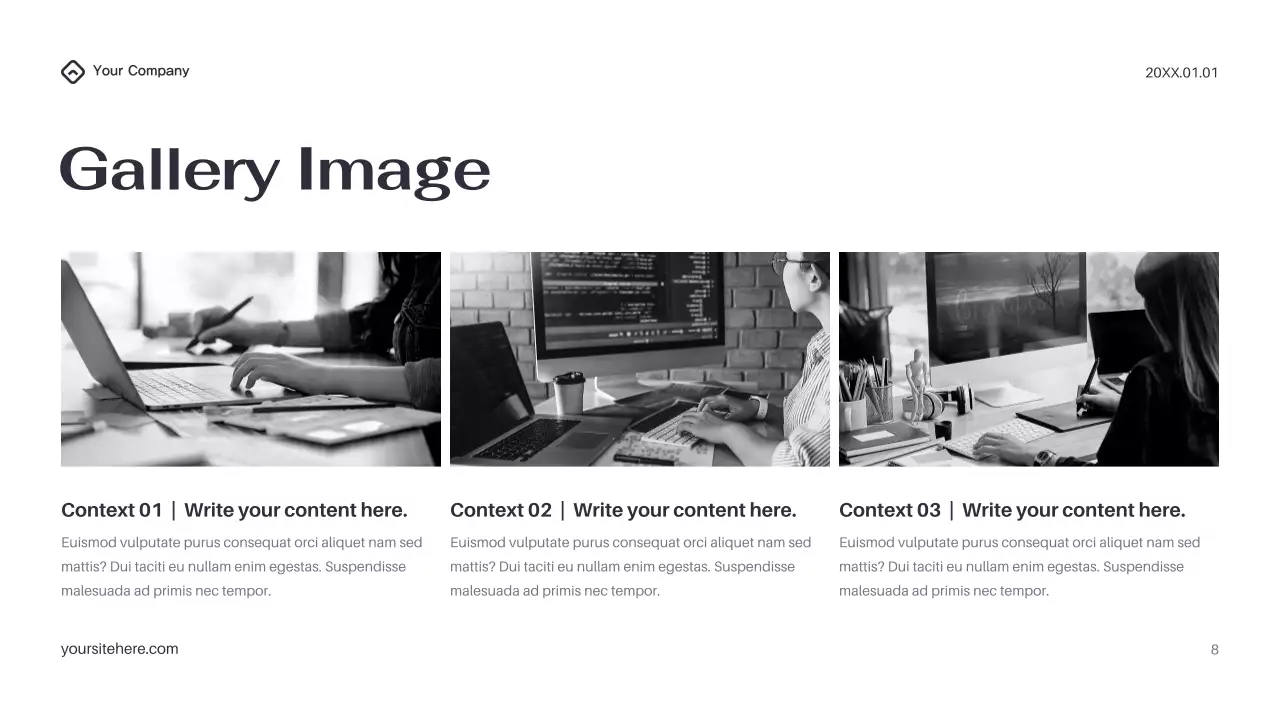 Black Modern IT Solution Presentation