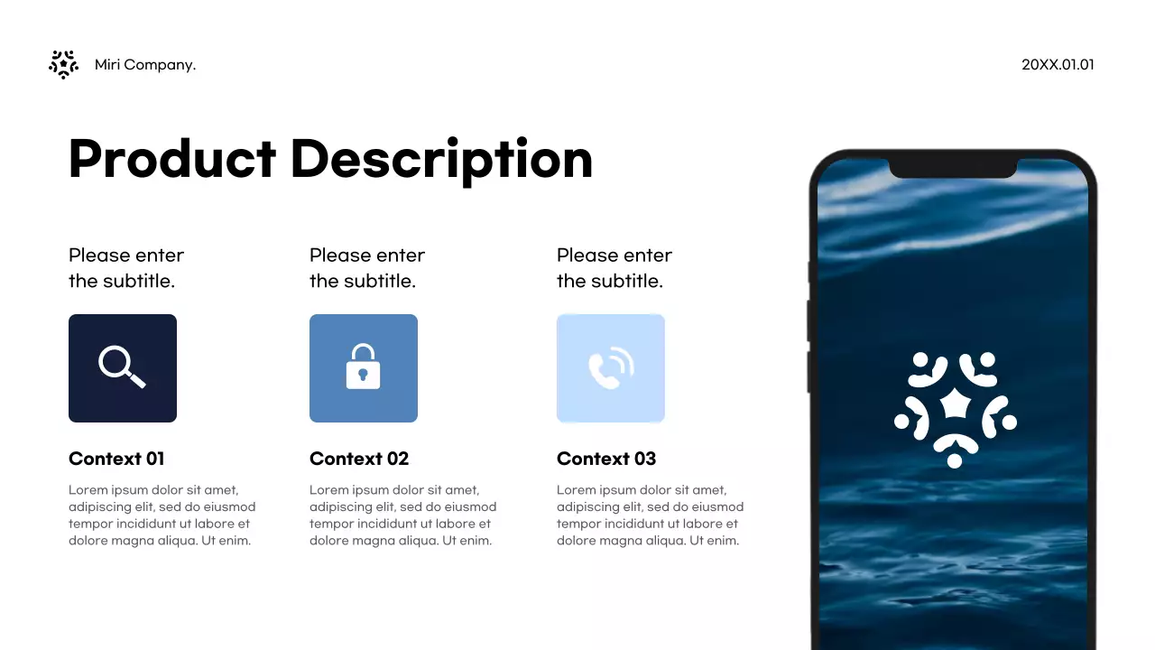 Navy Modern Media Pitch Presentation