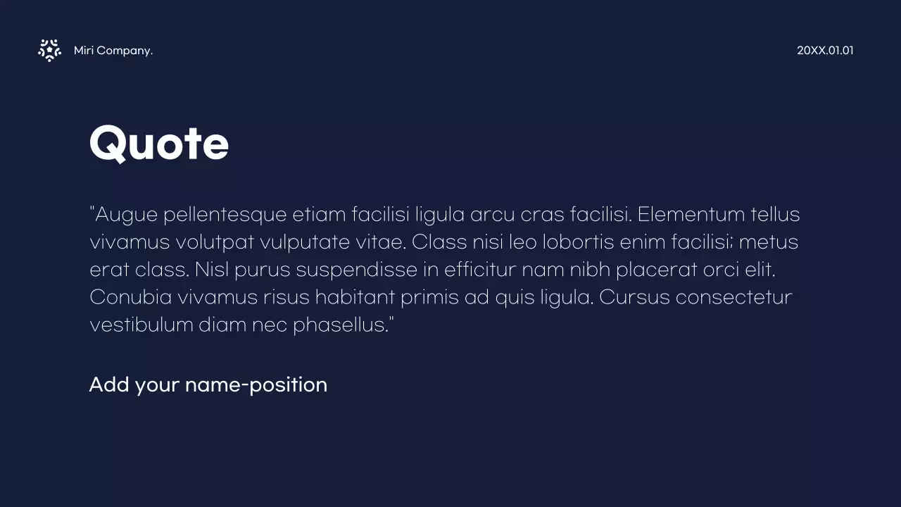 Navy Modern Media Pitch Presentation