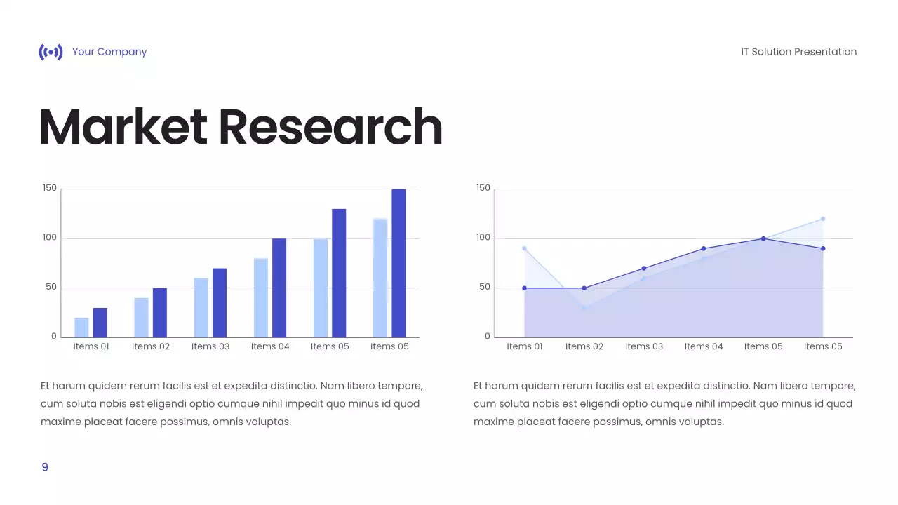 Blue Modern IT Solution Presentation