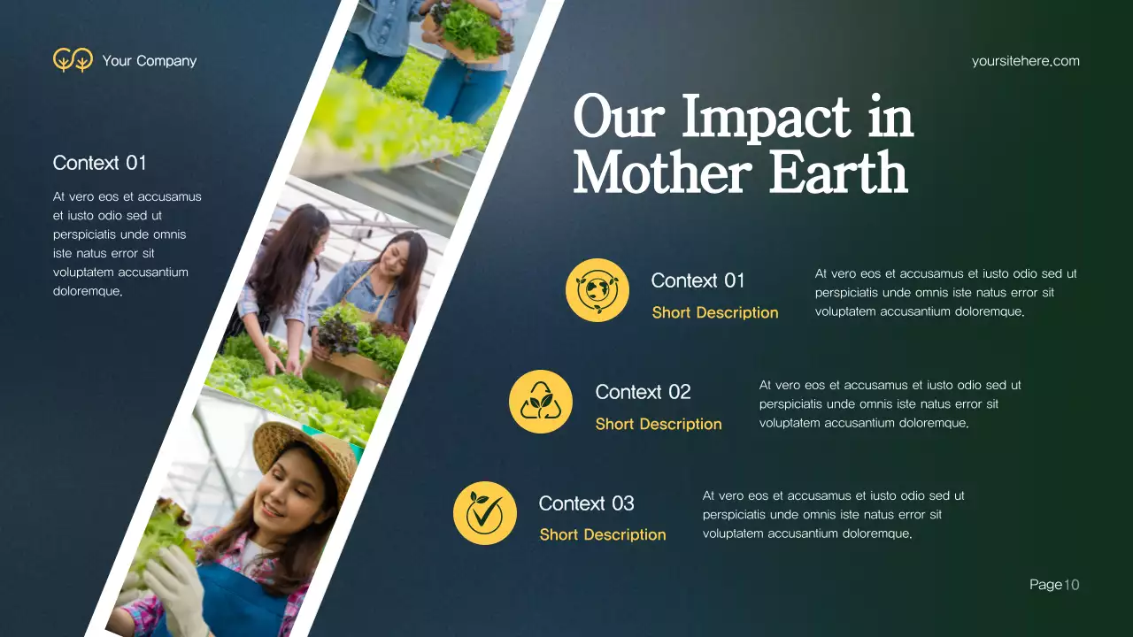 Green Modern Environment Presentation