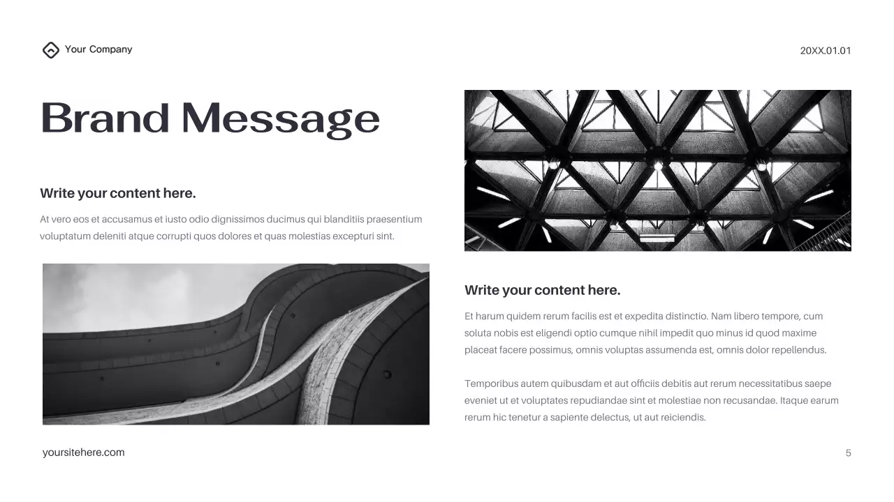 Black Modern IT Solution Presentation