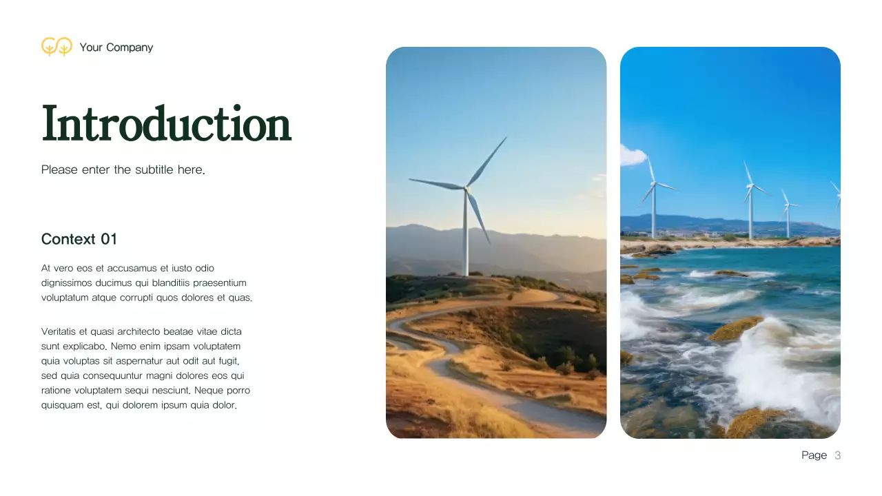 Green Modern Environment Presentation