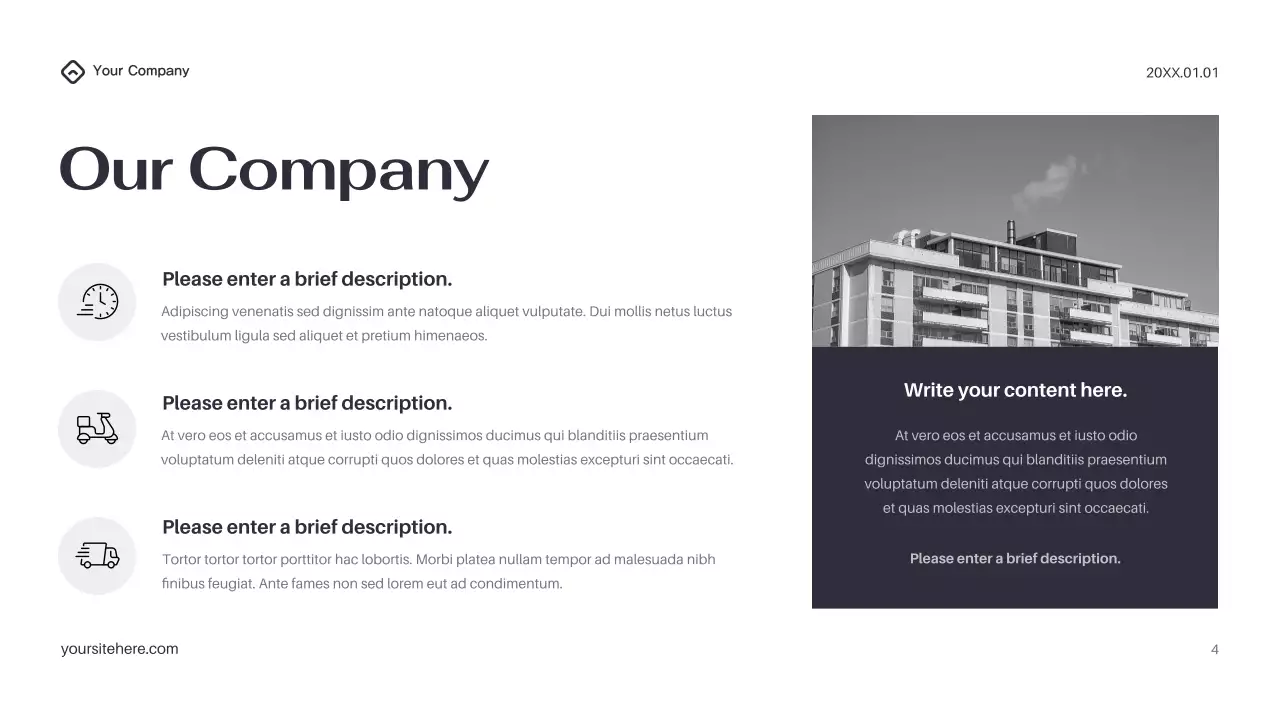 Black Modern IT Solution Presentation