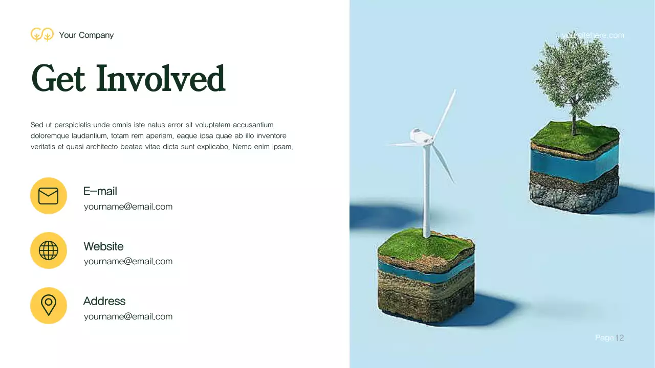 Green Modern Environment Presentation