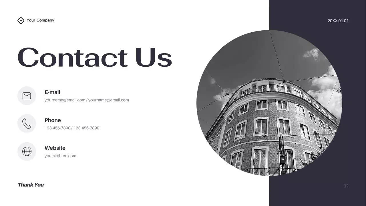 Black Modern IT Solution Presentation