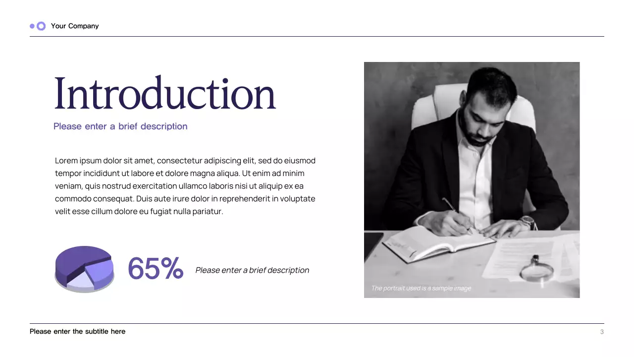 Purple Classic Legal Consulting Presentation