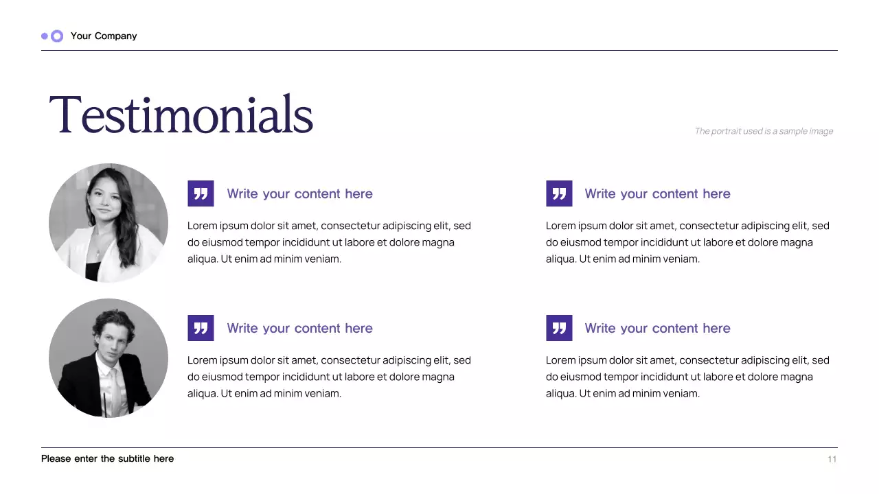 Purple Classic Legal Consulting Presentation