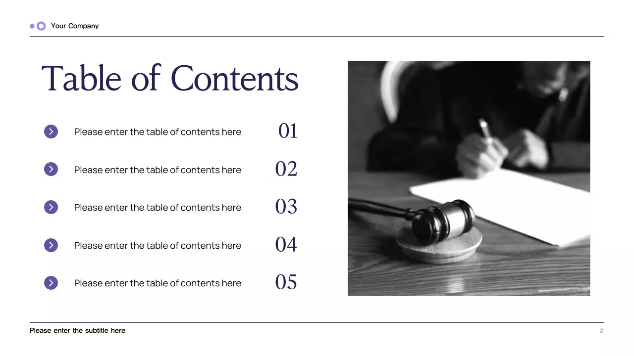 Purple Classic Legal Consulting Presentation