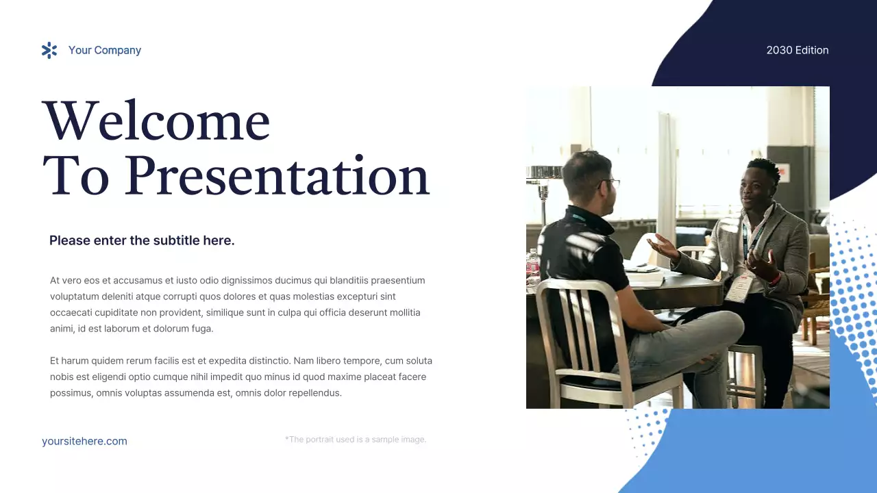 Blue Modern IT Solution Presentation