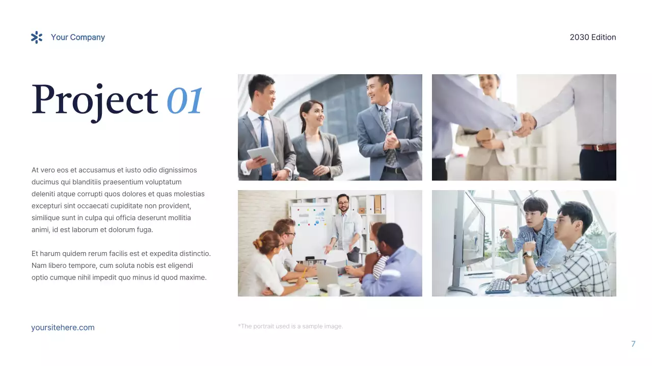 Blue Modern IT Solution Presentation