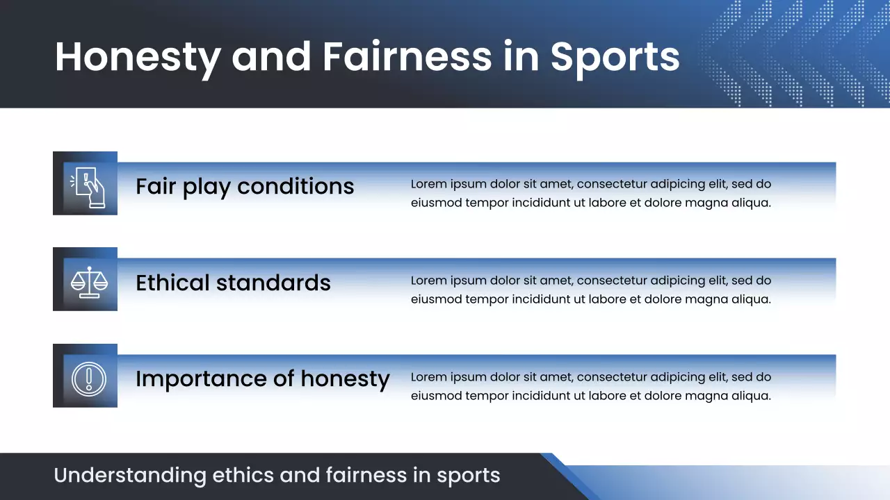 Blue Modern Ethics in Sports and Medical Care Guide Presentation