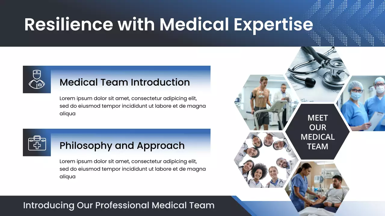 Blue Modern Ethics in Sports and Medical Care Guide Presentation